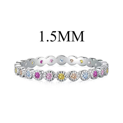 [LuckyStar]Radiant Sparkling Round Cut Daily Ring