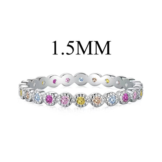 [LuckyStar]Radiant Sparkling Round Cut Daily Ring